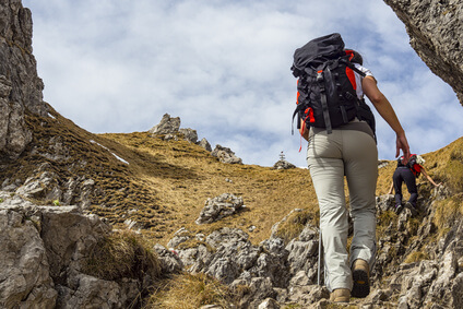 Bergwandern mit Klettersteigen - von einfach bis etwas anspruchsvoller